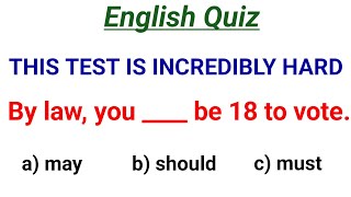 English Grammar Test ✍️ are you best in English then prove it [upl. by Yennej]