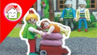 Playmobil Film deutsch Ü̈bernachten bei Oma  Kinderfilm  Kinderserie von Familie Hauser [upl. by Anawak437]