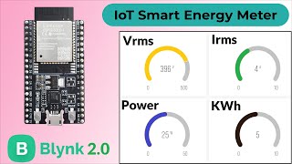 IoT Smart Electricity Energy Meter using ESP32 amp Blynk 20 [upl. by Norehc230]