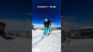 Breck baby snowboarding snowboard insta360 [upl. by Andreana389]