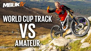 Taking on a terrifying World Cup DH track for the 1st time [upl. by Murtha]