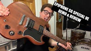 Epiphone SG Special VE Electric Guitar Walnut Review and Demo [upl. by Lugar]