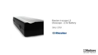 Riester ri scope L3 Otoscope 2 5V Battery 3701 [upl. by Adniram447]