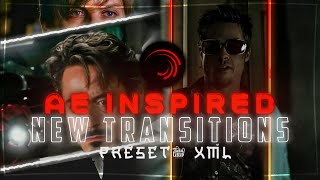 Ae Inspired New Transitions  Preset amp XmlIn Alightmotion 🌚💦 [upl. by Wat]