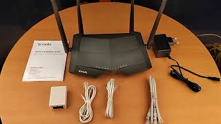 Tenda V12 AC1200 Dualband Wi Fi Gigabit VDSLADSL Modem RouterUnboxing [upl. by Ube]