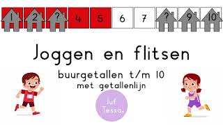 Joggen en flitsen • Buurgetallen tm 10 • 1 [upl. by Tews]