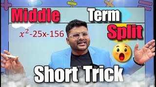 Short Tricks on Middle Term Split I Middle Term Split Short Tricks by Ashish Sir shorttricksmaths [upl. by Atiker]