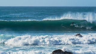 Surfing Praia Da Arrifana South Portugal  Kanguru Point Algarve  Storm Barra 2021 [upl. by Kiel]