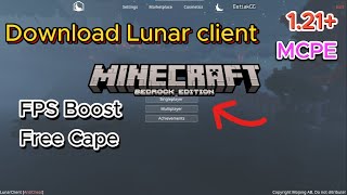 Lunar client for MCPE 121 [upl. by Matilde]