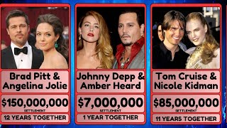 35 Hollywood’s Most Expensive Divorces Broken Vows BillionDollar Breakups [upl. by Brittnee96]