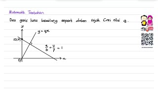 Matematik Tambahan Tingkatan 4  Garis Serenjang [upl. by Rolyt]