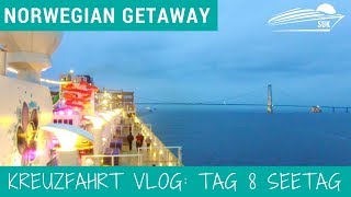 Norwegian Getaway Kreuzfahrt Vlog 2 Seetag mit Svedka Ice Bar Tag 8 [upl. by Corotto]