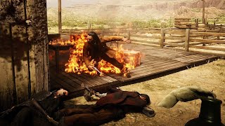 quotRed Dead Redemption 2  Epic Quickdraws No DeadEye amp Brutal Killsquot [upl. by Alrick]