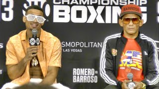 Romero vs Barroso FINAL press conference [upl. by Caine844]