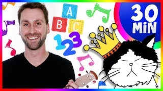 🍎 Learning Songs for Kids and Toddlers  ABCs Colors Numbers  Mooseclumps Vol 1 [upl. by Eniahpets]