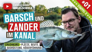 Barsch und Zander Angeln am Kanal Staffel 2 Folge 1 [upl. by Brodench]