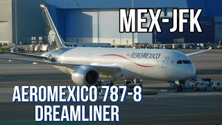 Aeromexico 7878 Mexico  New York JFK Economy [upl. by Nereids]