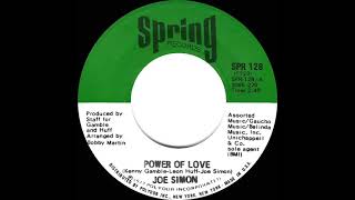 1972 HITS ARCHIVE Power Of Love  Joe Simon mono 451 RampB hit [upl. by Benton455]