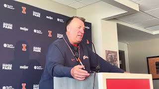 Bret Bielema weekly press conference [upl. by Eerised]