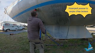 4  A quoi sert de poncer la coqueWhat is really the point of sanding the hull of a sailboat [upl. by Anilegna]