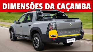 Medidas de Caçamba da Renault Oroch [upl. by Seely]