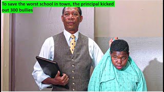 The principal kicked out 300 bullies to save the worst school in town  Lean on Me Movie Recap [upl. by Aenil]