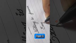 Beautiful Amazing handwriting 😍 calligraphy art cursivewriting [upl. by Ecnerol8]