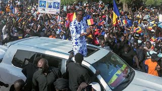 Tchad  de retour dexil Succès Masra prône la réconciliation [upl. by Dollie484]