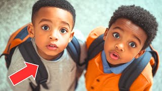 Boy Claims He Found His Twin At School Mom Got The Shock Of Her Life [upl. by Oicneserc]