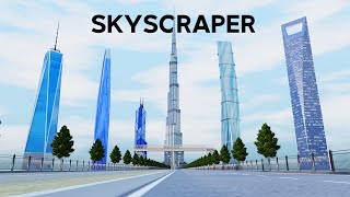 Tallest Building in The World  3D Comparison [upl. by Alekahs]