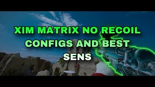 BEST SMG 12 NO RECOIL XIM MATRIX CONFIGS [upl. by Ettennan]