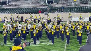 The University of Michigan Marching Band plays their fight song quotThe Victorsquot [upl. by Hannan]