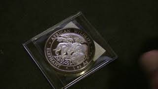 Coin review  African Wildlife Elephant Silver 2013 [upl. by Aldercy]