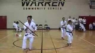 RyuKyu Kobudo RyuKonKai Choun No Kon amp Bunkai [upl. by Aikemit464]