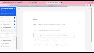 IBM  INTRODUCTION TO DATA CONCEPTS  MODULE 5  QUIZ ANSWERS quizanswers ibm [upl. by Notsyrb]