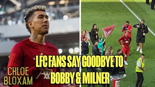 Firmino Scores His Last Ever Goal At Anfield As Anfield Says Goodbye To LFC Legends Firmino amp Milner [upl. by Ibbob]