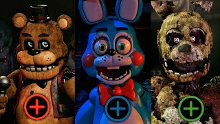 JUGANDO TODOS LOS FNAF PLUS  FNAF 1 2 3 PLUS [upl. by Eseyt]