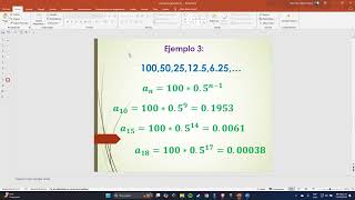 Como obtener los valores o términos de las sucesiones geométricas crecientes y decrecientes [upl. by Anemaj]