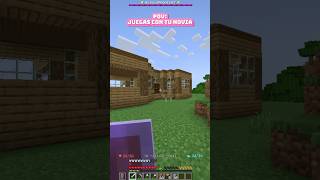 MI NOVIA ME REGALA ESTA CASA… minecraft ahorts gaming [upl. by Endor]