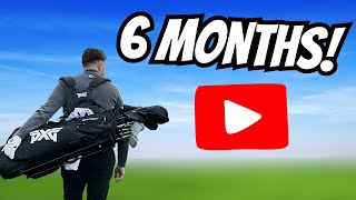 Update  6 Months to make it as a Golf Youtuber [upl. by Clyte]