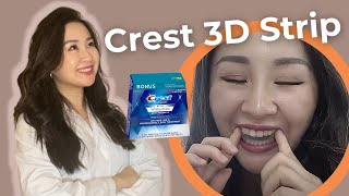 中Eng牙醫測評Crest 美白貼｜不是業配！Dentist’s honest review on Crest Whitening Strip [upl. by Narod]