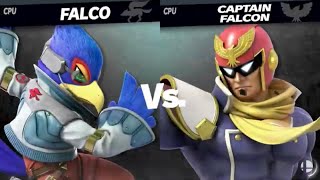 Super Smash Bros Ultimate  Falco vs Captain Falcon [upl. by Kilgore]