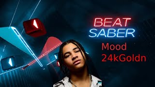 Beat Saber 24kGoldn  MOOD Feat iann dior [upl. by Gregoor]