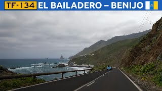 Driving in Tenerife A road to the northeast tip of the island 4K [upl. by Ayot]