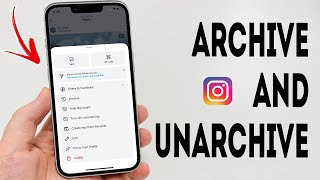 How To Archive And Unarchive Instagram Posts  Full Guide [upl. by Yesima]