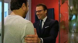 Prins Daniel quotAlltid speciellt att komma till sjukhusetquot  Nyhetsmorgon TV4 [upl. by Hayse]