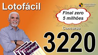 ANÁLISE E PROJEÇÃO PARA O CONCURSO 3220 DA LOTOFÁCIL [upl. by Meluhs]