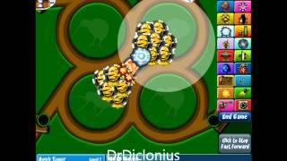 Bloons TD 4 Challenge 4 Tower Defense Four BTD4 [upl. by Nire]