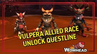 Vulpera Allied Race Unlock Questline [upl. by Dewey]