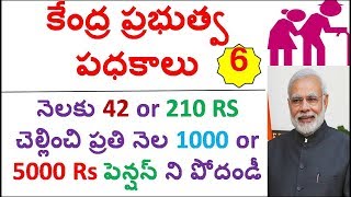 ATAL PENSION YOJANA APY Pension Scheme Full Details In Telugu  Competitive Exams [upl. by Ceevah]